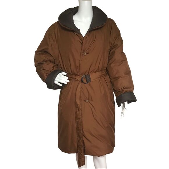 Vintage Schneiders Salzburg Coat Reversible Down Filled Sz 10 - Picture 4 of 16